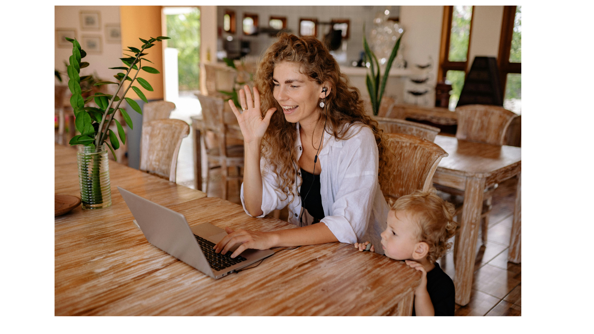 Mom on Zoom coaching call